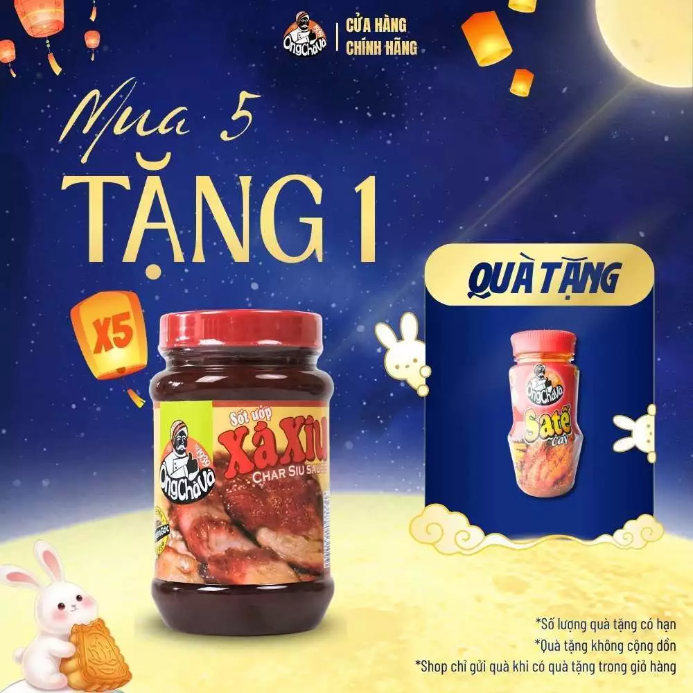 Sốt Ướp Xá Xíu thương hiệu Ông Chà Và 250gr - Hàng Chính Hãng