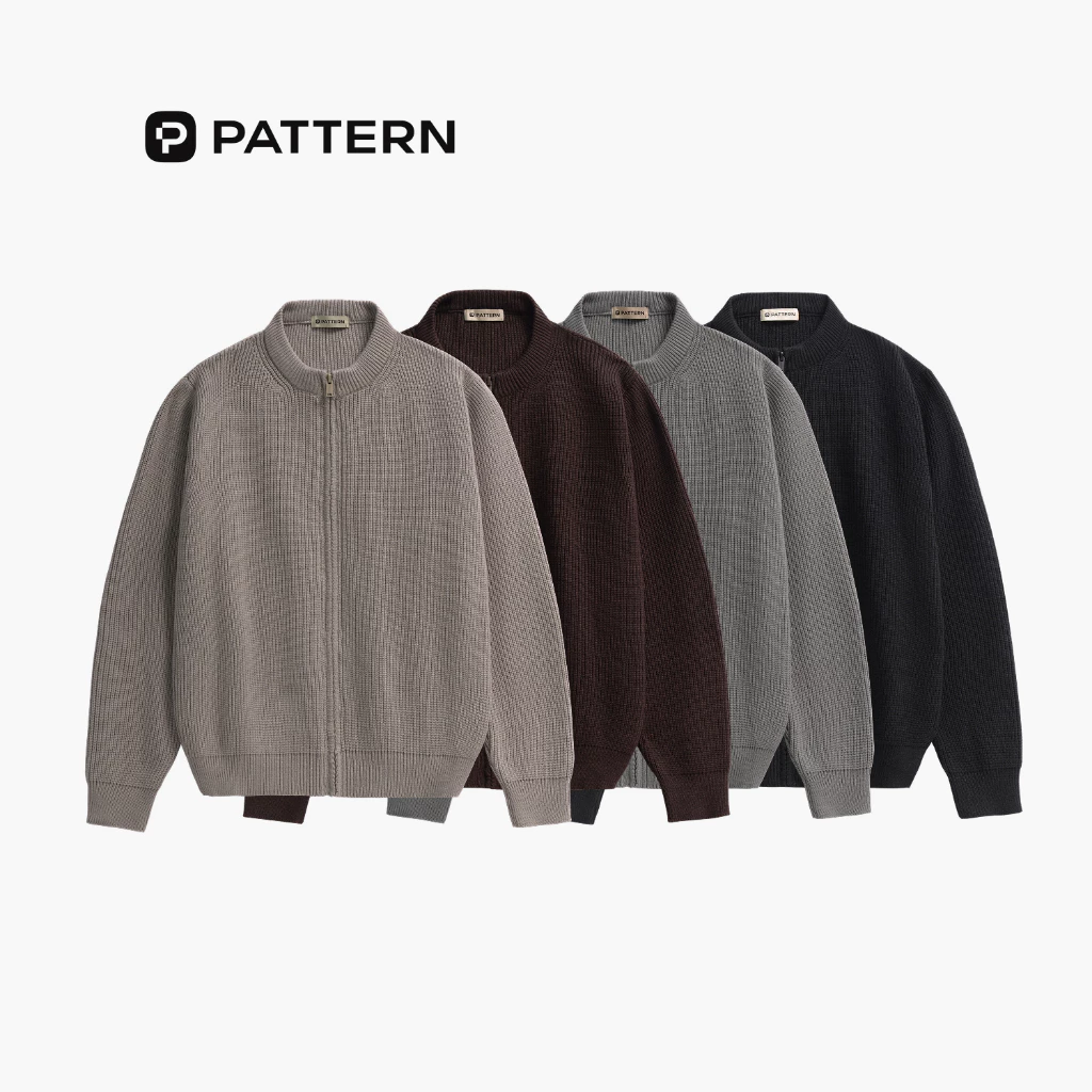 Áo Khoác Len Gân Tăm Premium Pattern PK014