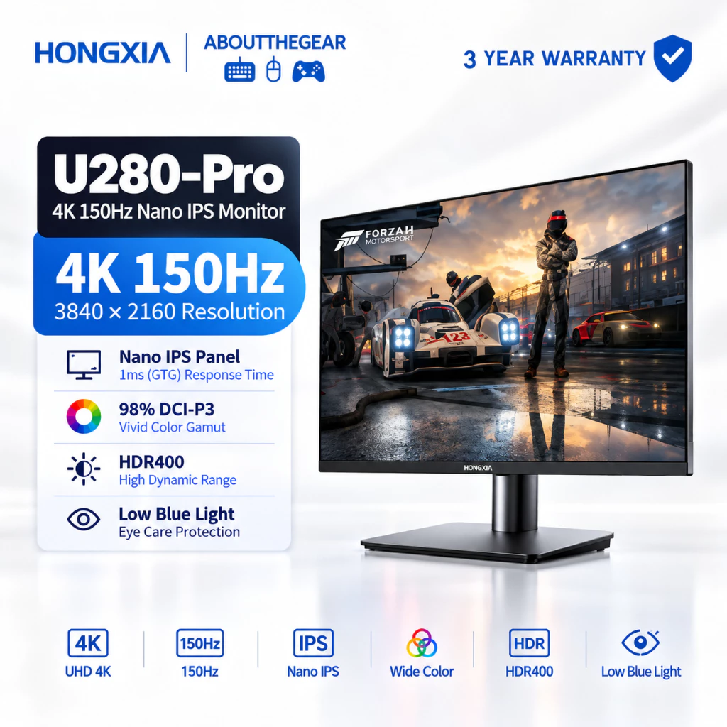 [HỎA TỐC HN] Màn hình Đồ hoạ 4K BLACK IPS Hongxia; phù hợp nhu cầu đồ họa, làm việc (NEWSEAL-BH 36 THÁNG)