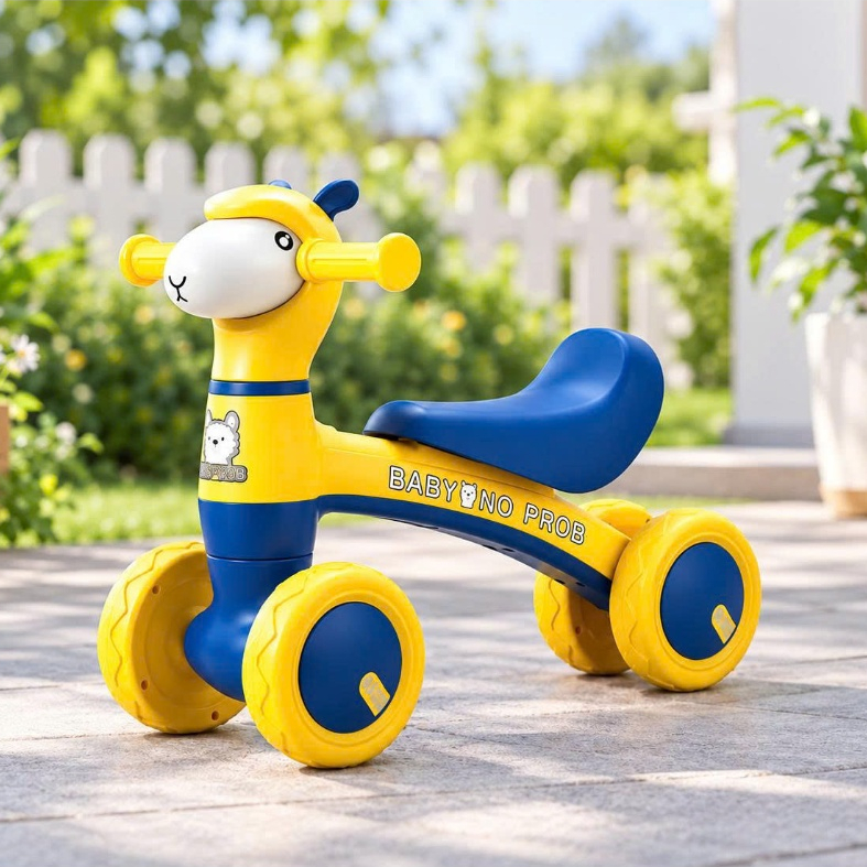 Xe Chòi chân Cừu Có Nhạc Có Đèn Cho Bé Yêu Từ 1 - 3 Tuổi