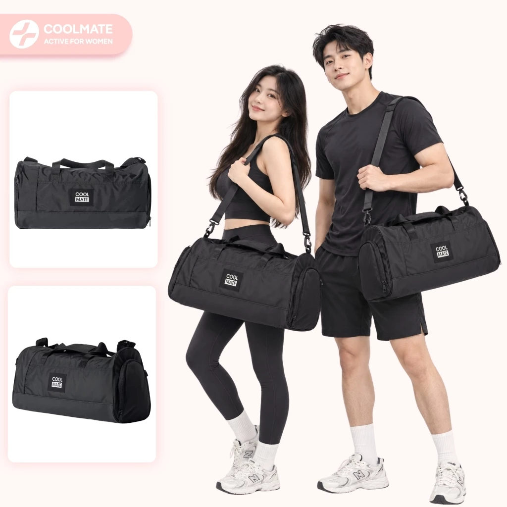 [MUA 2 GIẢM 10%] Túi trống Gym Coolmate Unisex Nam Nữ 24L