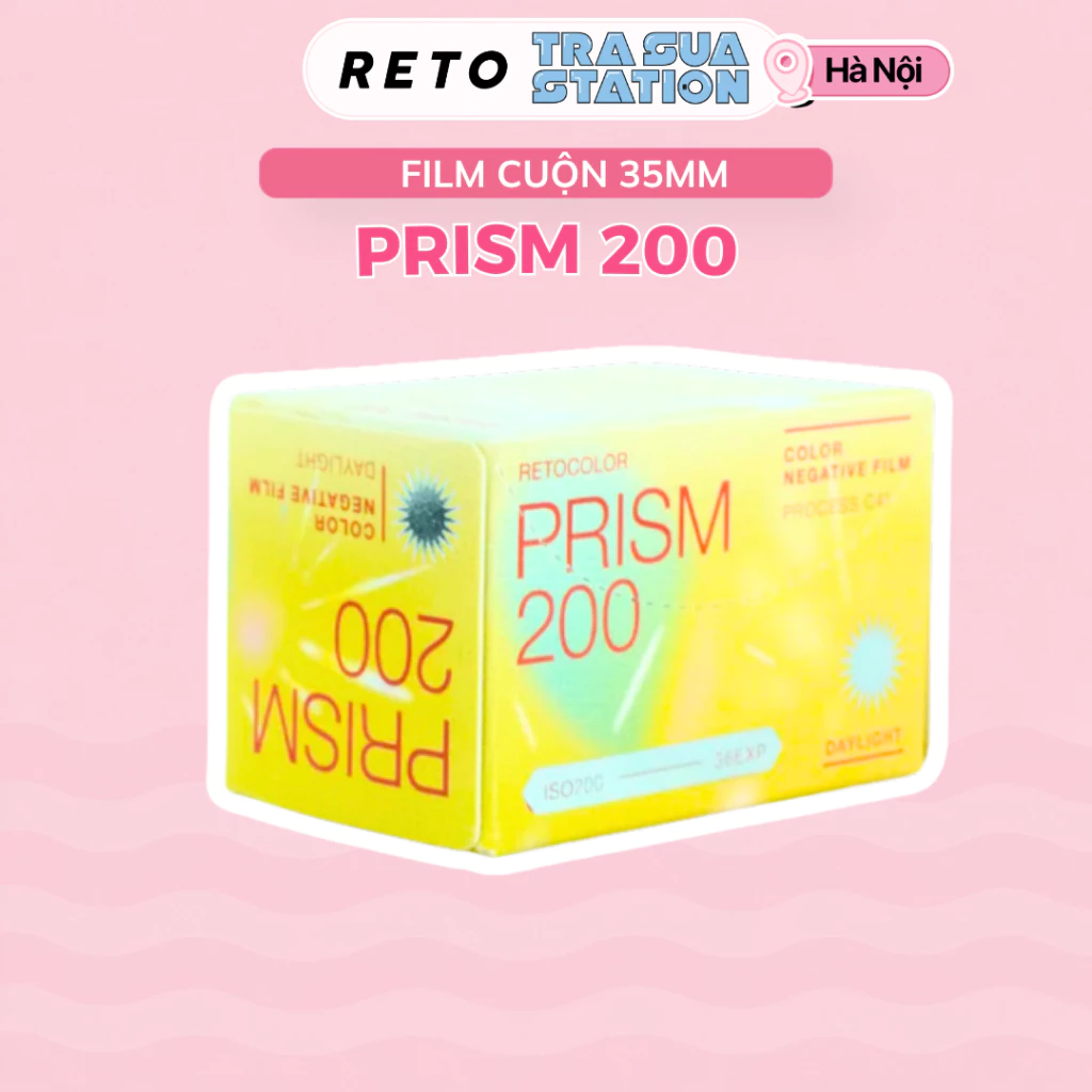 Film Cuộn Retocolor PRISM 200 35mm hộp lẻ 1 cuộn 36exp Date Cao
