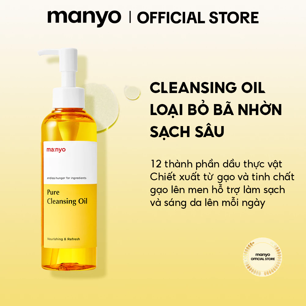 [LIVE] Dầu Tẩy Trang Ma:nyo Pure Cleansing Oil 200ML