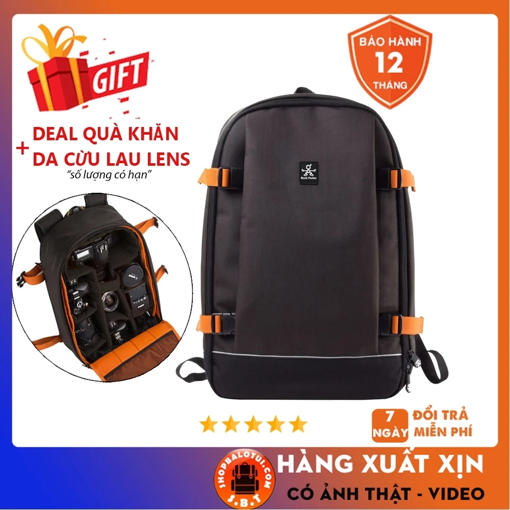 Balo máy ảnh Proper Roady Full Photo, Ba lô máy ảnh có ngăn laptop Chống Nước Chống Sốc tốt