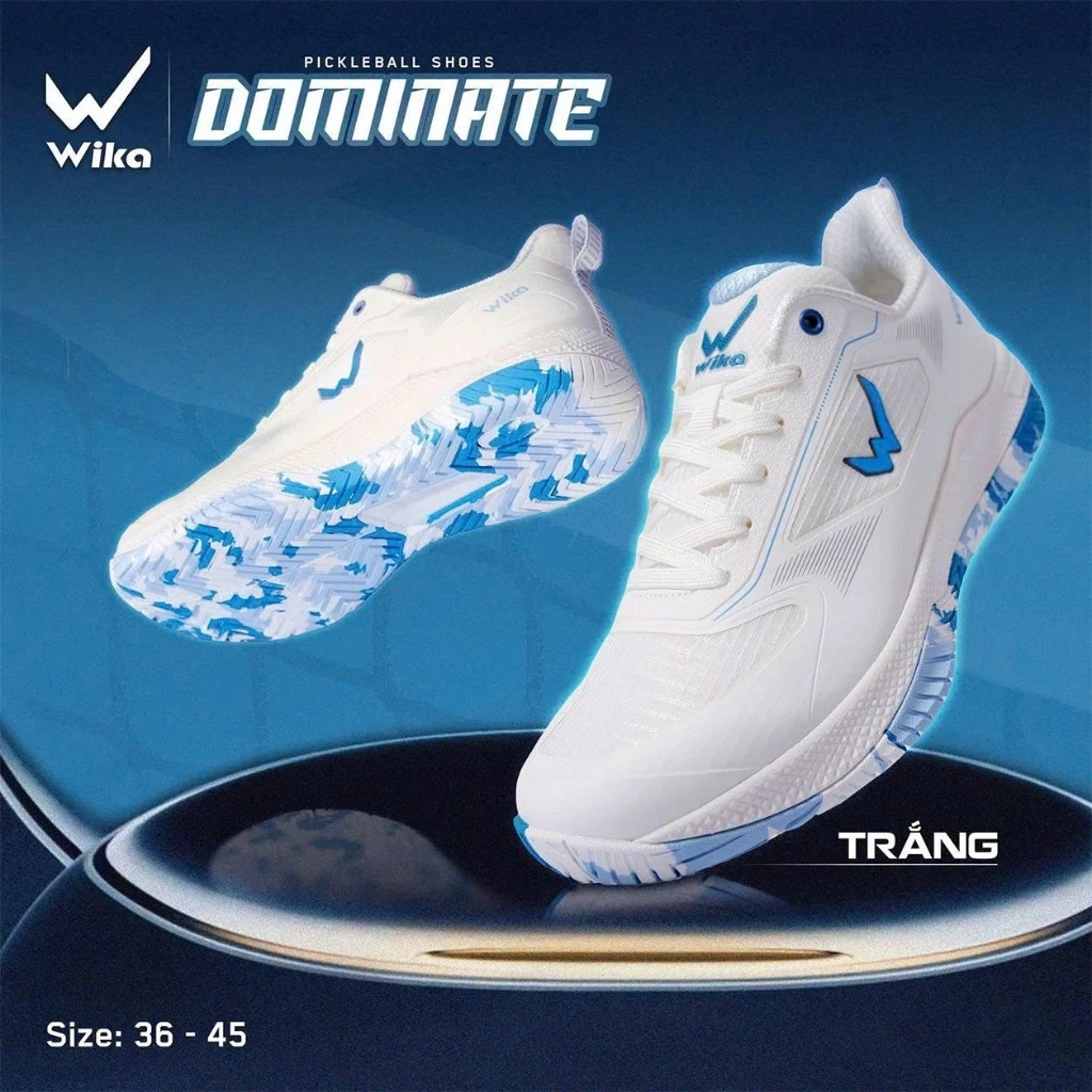 [Tặng Áo Wika Copter], Giày Thể Thao Wika Dominate Chính Hãng, Đệm Đế Eva Êm Chân Giảm Chấn