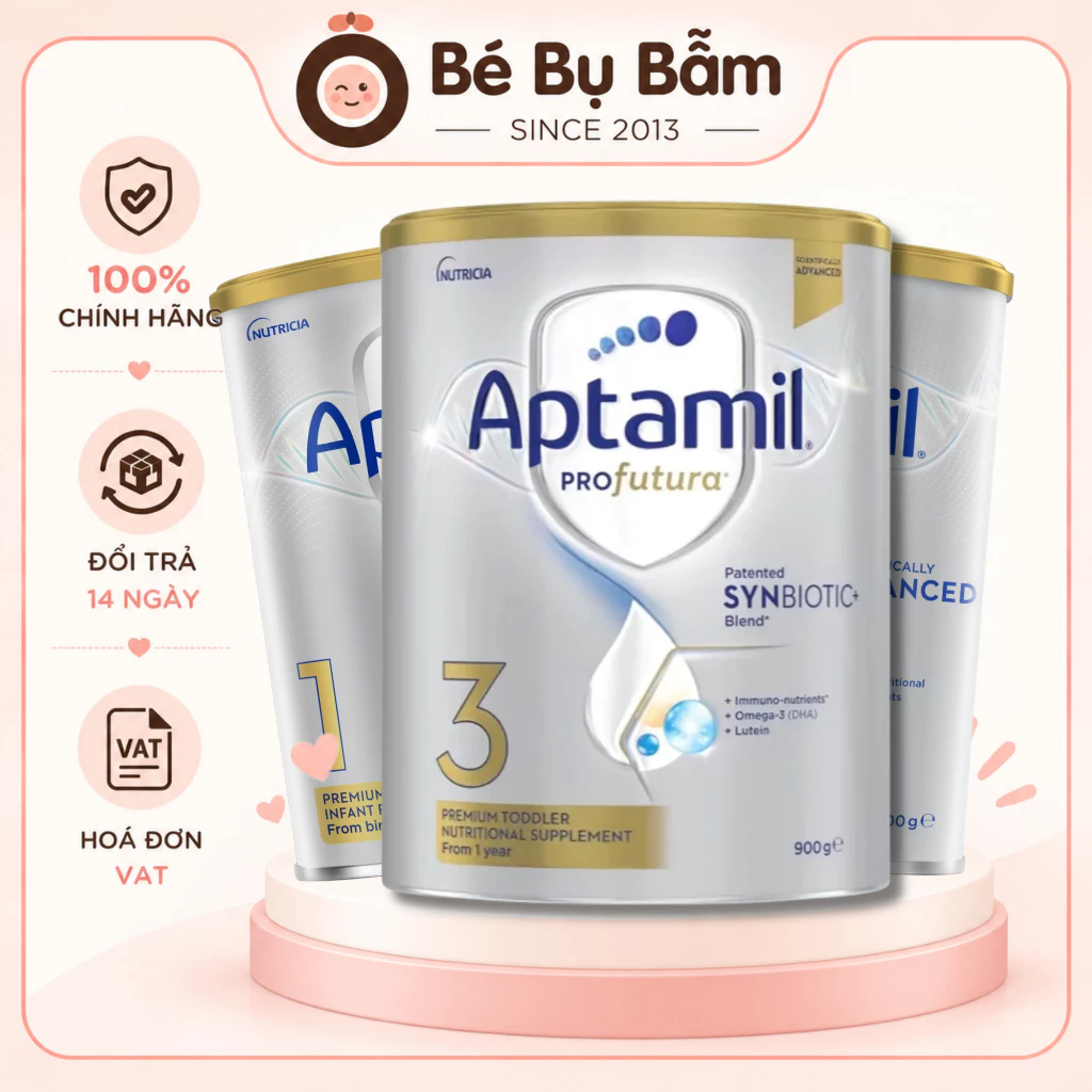 🥛 [TEM BẮC NAM] Sữa Aptamil Profutura Bạc Úc Chính Hãng, Đủ Số 1, 2, 3, 4 - Mẫu mới, voucher extra
