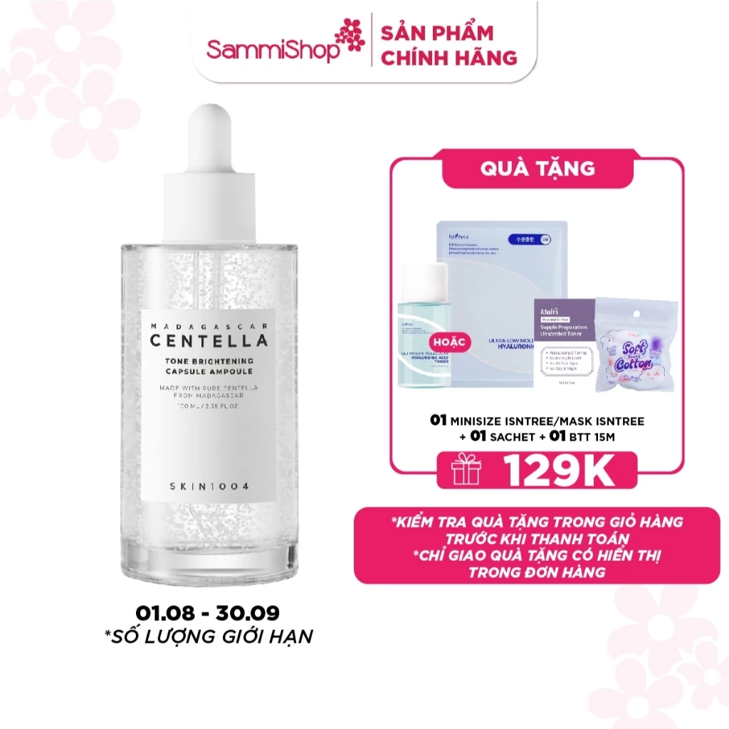 [100ml] Skin1004 Tinh chất làm sáng da Madagascar Centella Tone Brightening Capsule Ampoule 100ml