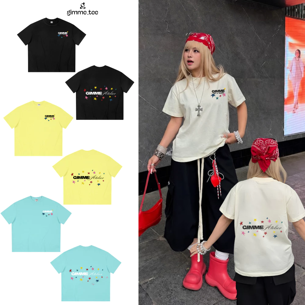 [MỚI] Áo Thun Boxy Ver.2 Gimme - BST BASIC  - Premium Cotton 250gsm - Premium Cotton 250gsm Cotton 2 Chiều - GMBX27