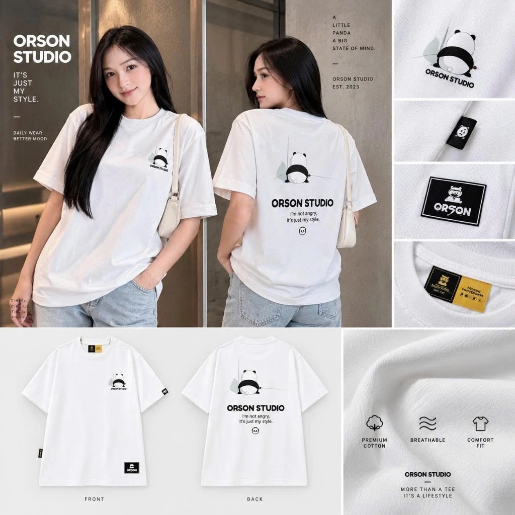 Áo thun Local Brand Orson Studio - Tee ANGRY Áo Form Rộng Tay Lỡ Dành Cho Nam Nữ, Thoáng Mát,Co Dãn