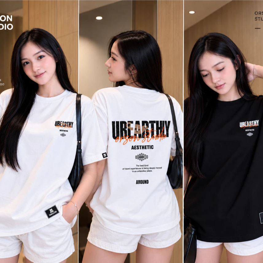 Áo thun Local Brand Orson Studio - Tee UBEARTHLY VER 3 Áo Form Rộng Tay Lỡ Dành Cho Nam Nữ, Thoáng Mát,Co Dãn