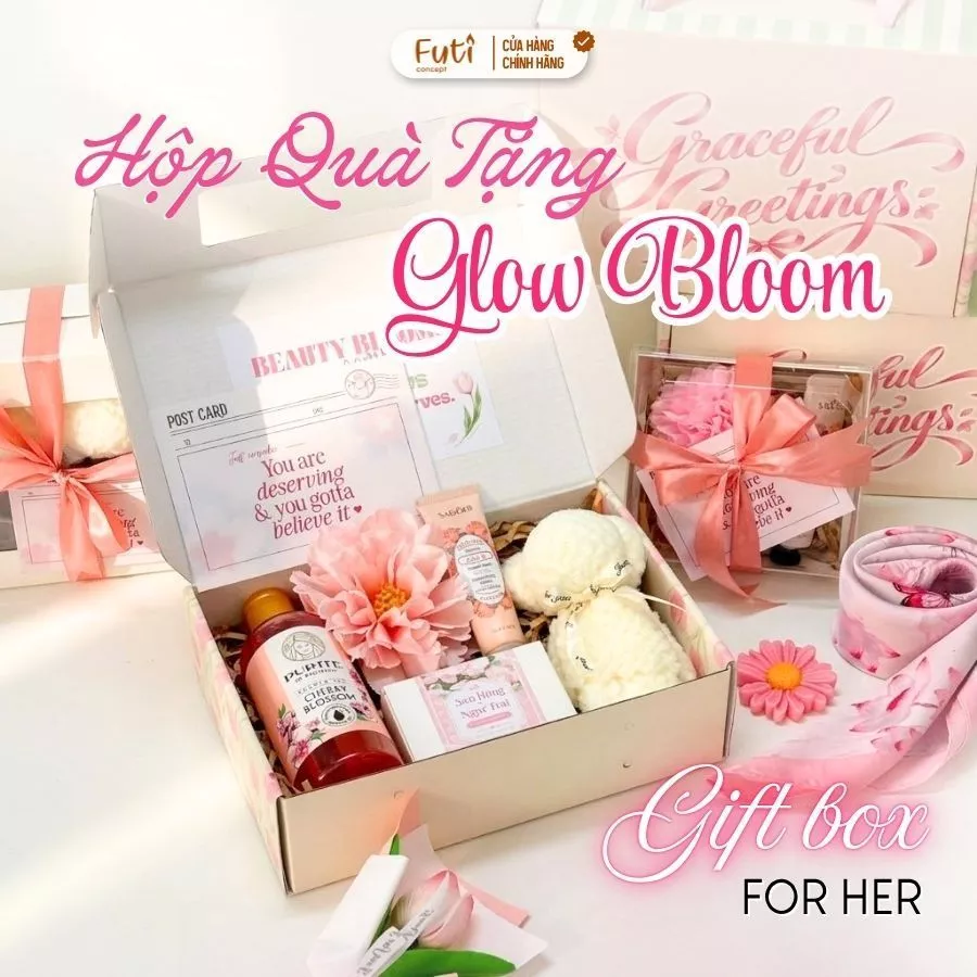 Hộp Quà Glow Bloom, Quà Tặng Xà Phòng, Hoa Tulip, Quà Tặng Mẹ Và Người Yêu Dịp Đặc Biệt
