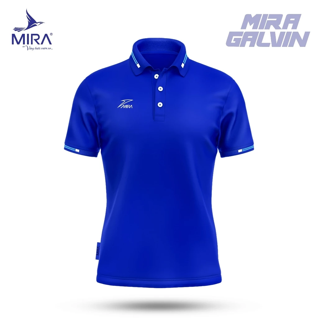Áo Polo MIRA Galvin Unisex Nam Nữ – Form Body Fit, Thấm Hút Mồ Hôi, Thời Trang, Mặc Đi Làm & Đi Chơi