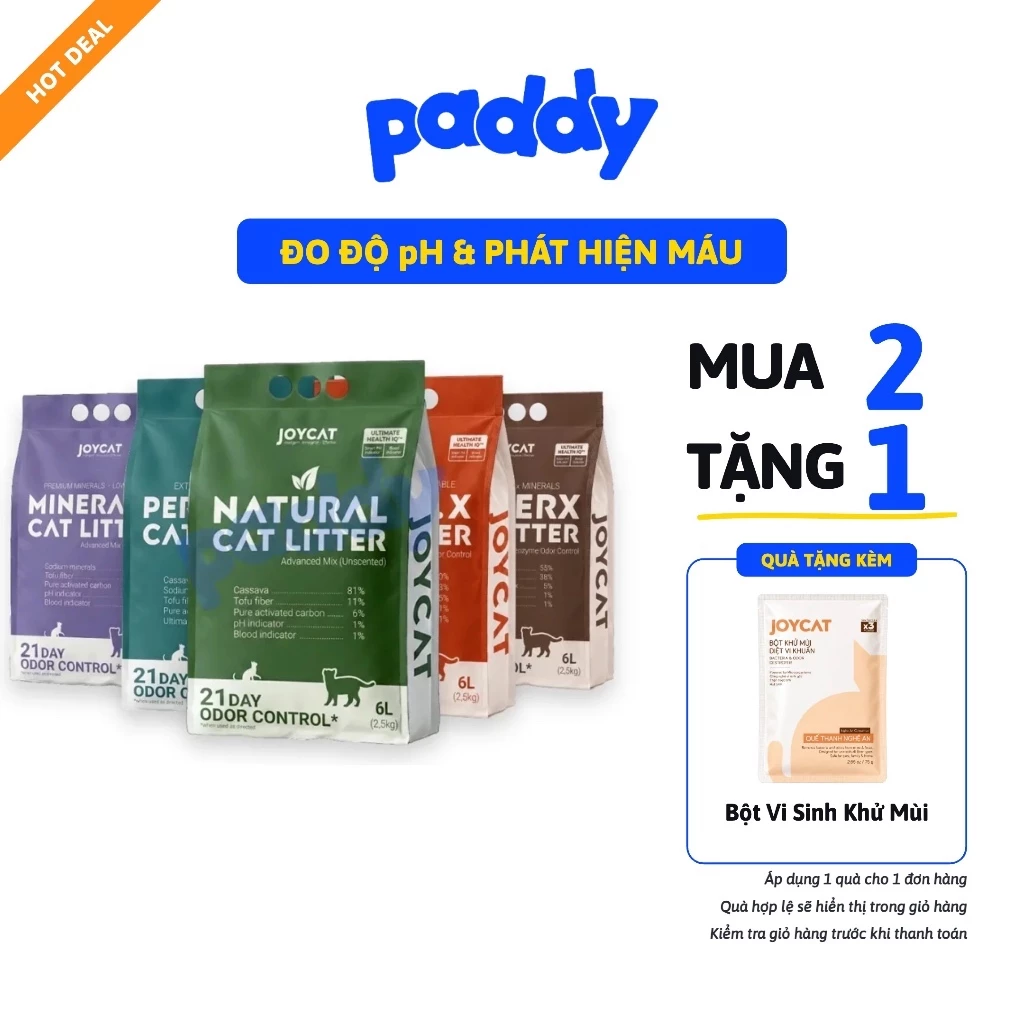 Cát Vệ Sinh Mèo JoyCat Ultimate Health IQ Giúp Theo Dõi Sức Khỏe