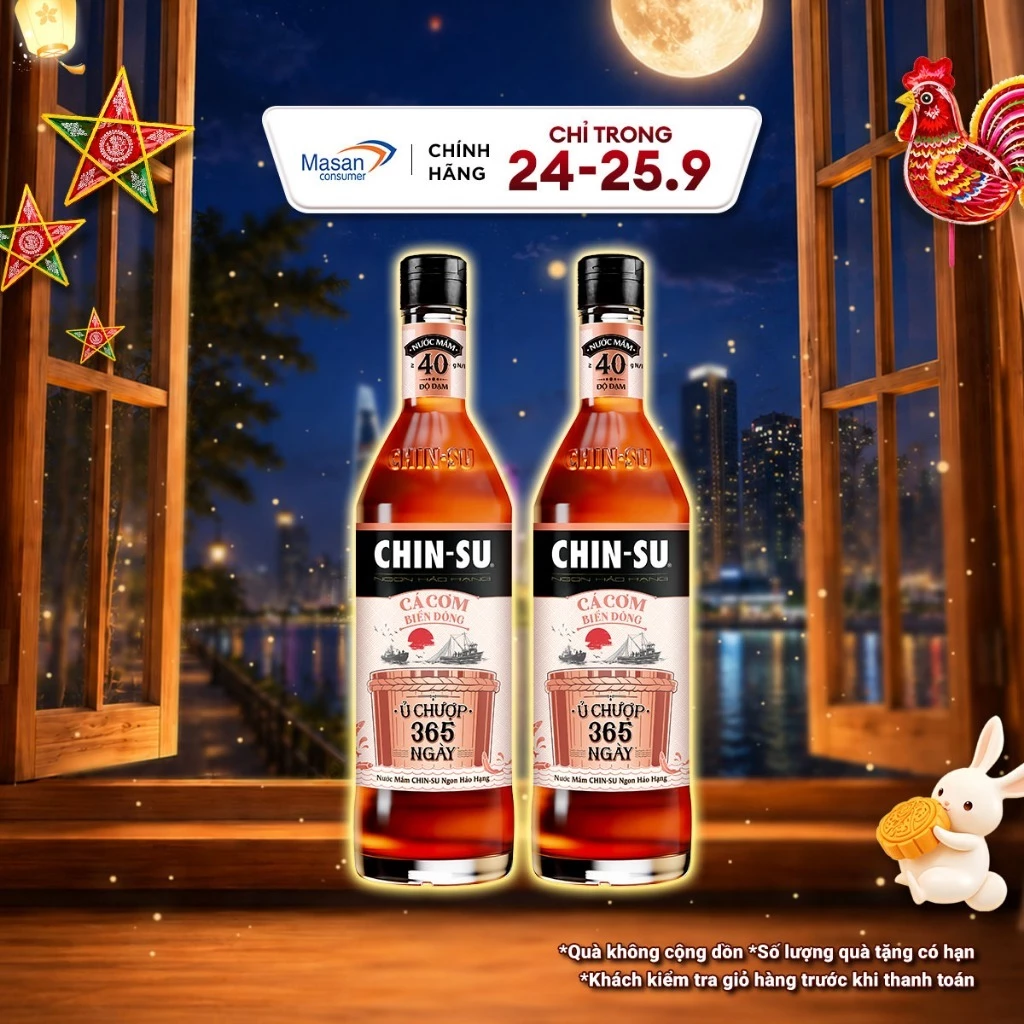 [LS] [Chọn loại] Kiệt tác tặng phẩm - Nước Mắm CHIN-SU Ủ Chượp 365 Ngày 700ml
