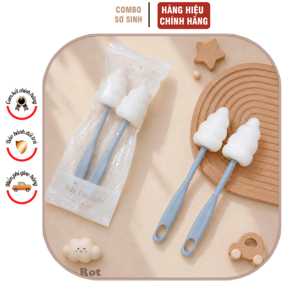 Set Cọ Bình Mút 2,3 Và 4 Chi Tiết Đa Năng, Tiện Lợi, Phù Hợp Vệ Sinh Với Mọi Loại Bình