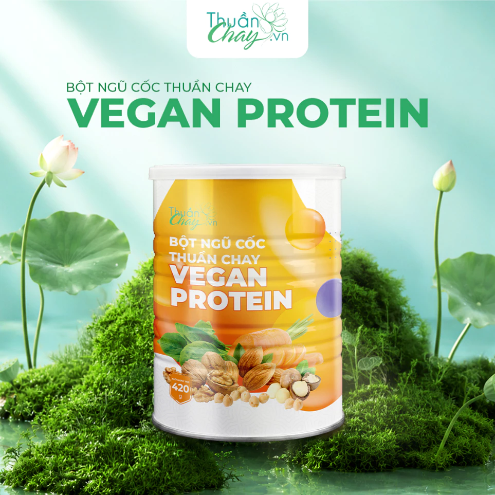 Bột Ngũ Cốc Thuần Chay Vegan Protein - 420g