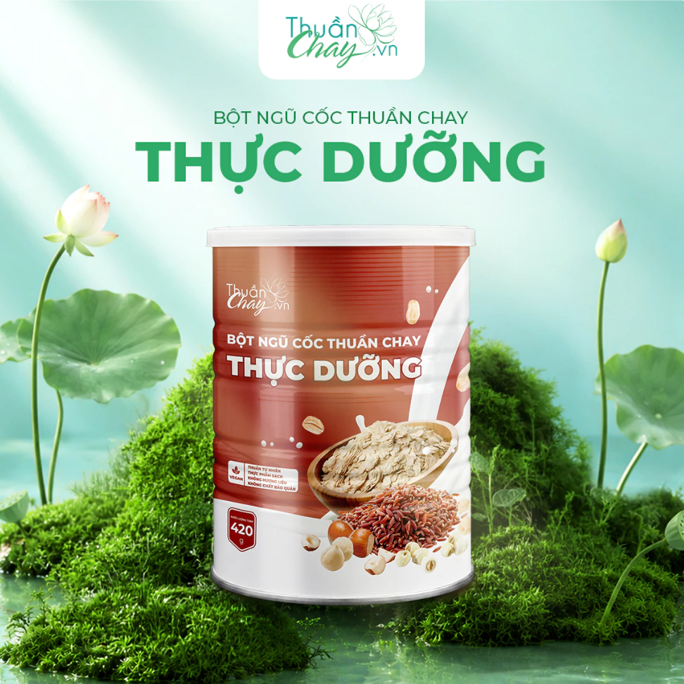 Bột Ngũ Cốc Thuần Chay Thực Dưỡng - 420g