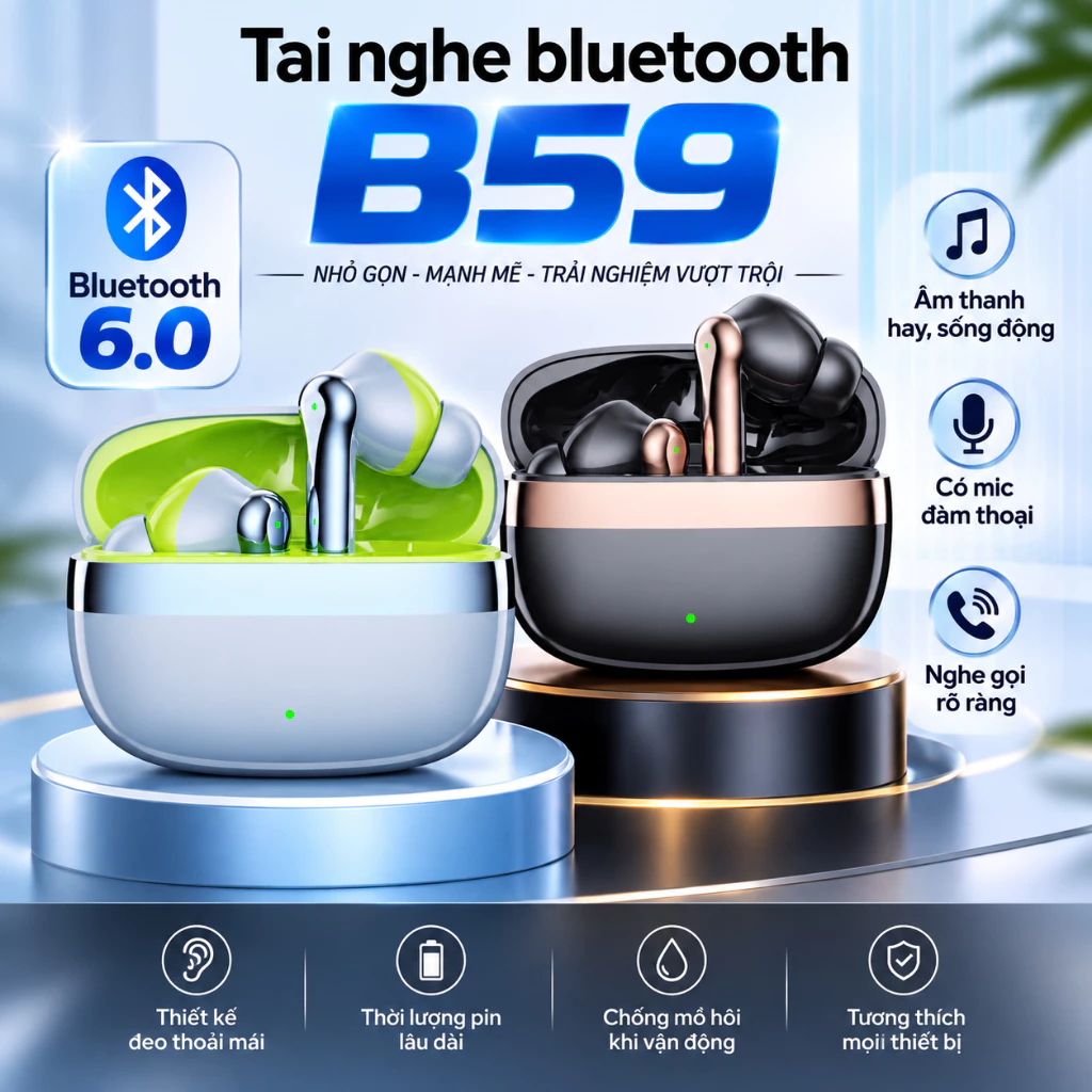 Tai Nghe Bluetooth Pro Cảm Ứng Thông Minh Chống Nước Hàng Chính Hãng Bảo Hành 12 Tháng- LINKEETECH
