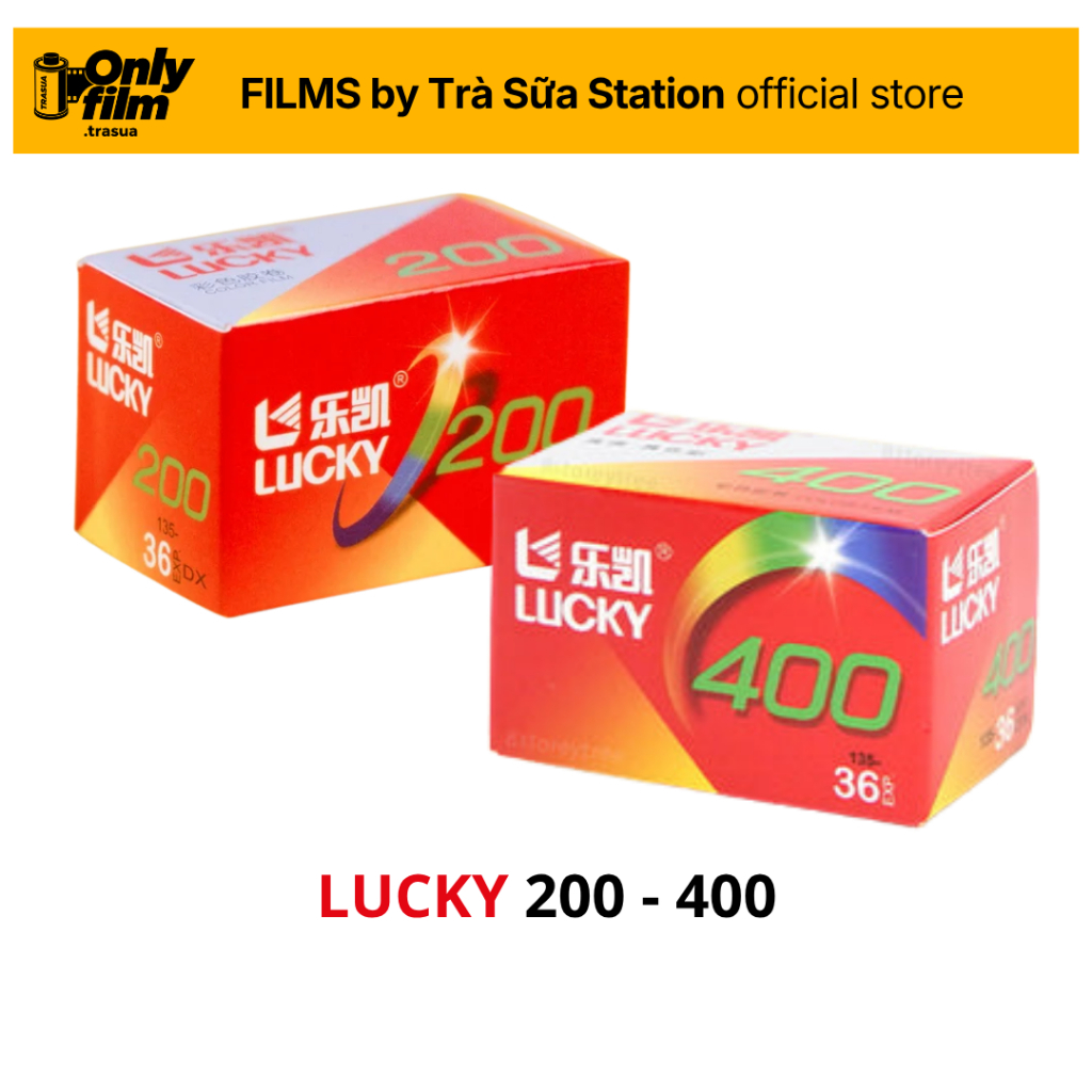 Film Máy Ảnh 35mm Lucky 200 – Film cuộn 35mm, Date xa, Dễ Chụp Cho Người Mới