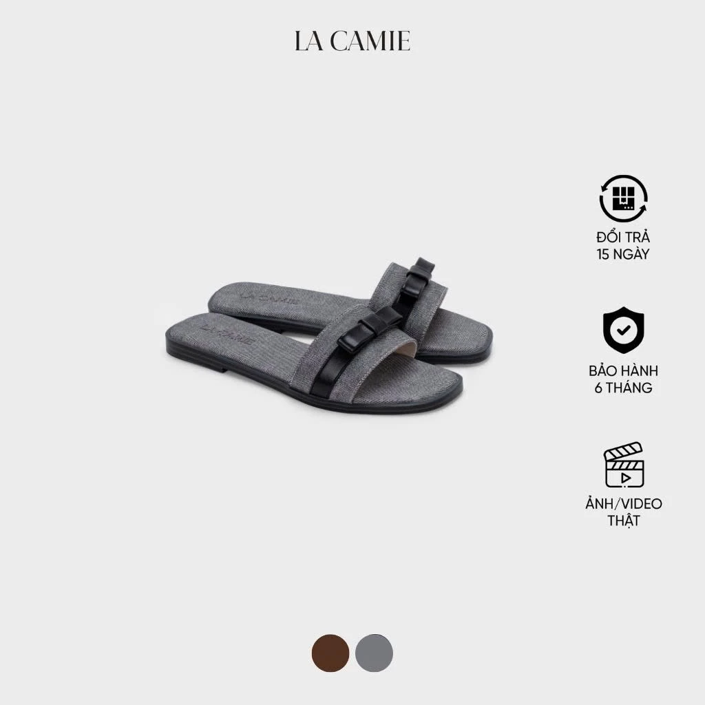 Dép bệt được làm từ chất liệu Da PU với thiết kế tinh tế thanh lịch thương hiệu La Camie DB6LB0804