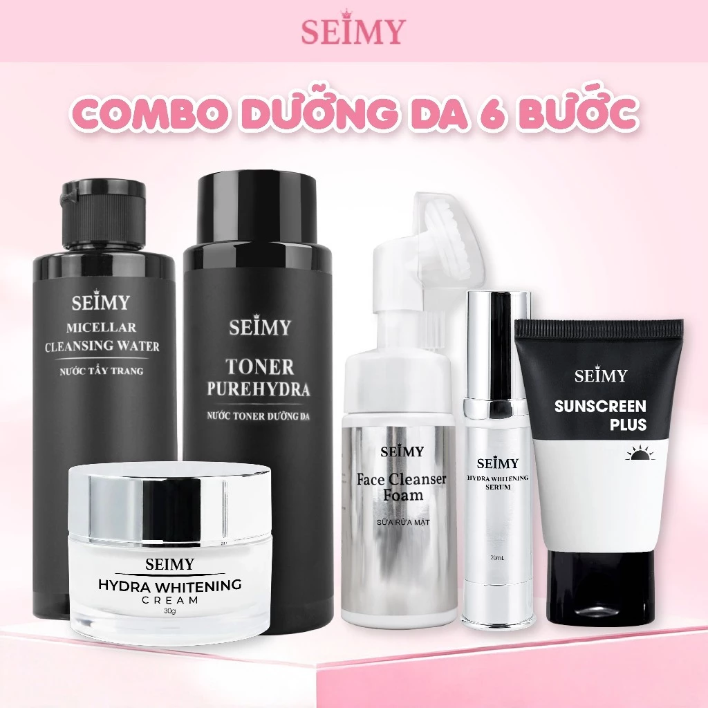 Combo Dưỡng Da Seimy Chăm Sóc Da 6 Bước