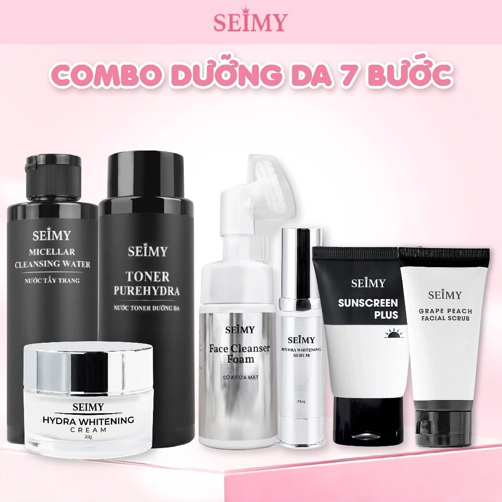 Combo Dưỡng Da Seimy Chăm Sóc Da 7 Bước