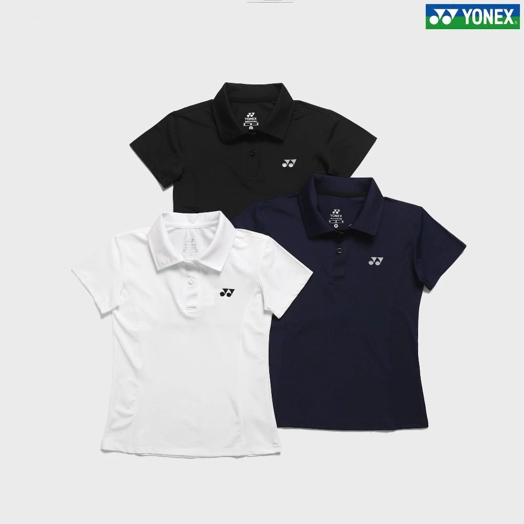 Áo thể thao nữ Yonex cổ polo nút cúc mặc tập pickle ball, cầu lông, gym chất liệu thun lạnh cao cấp mềm mịn thoáng mát