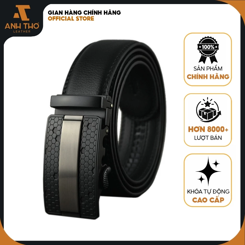 Thắt lưng nam da thật Anh Tho Leather - P115