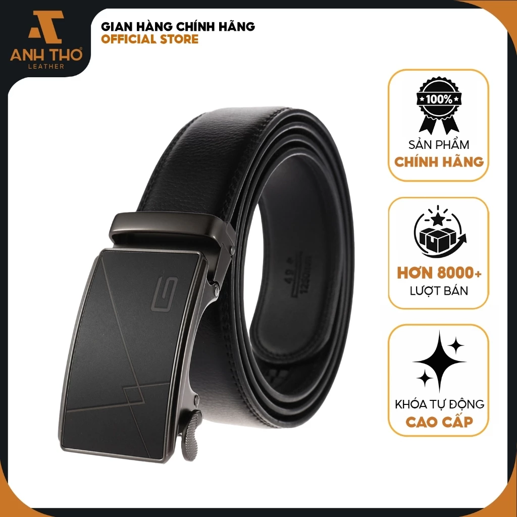 Thắt lưng nam da bò AT Leather P145
