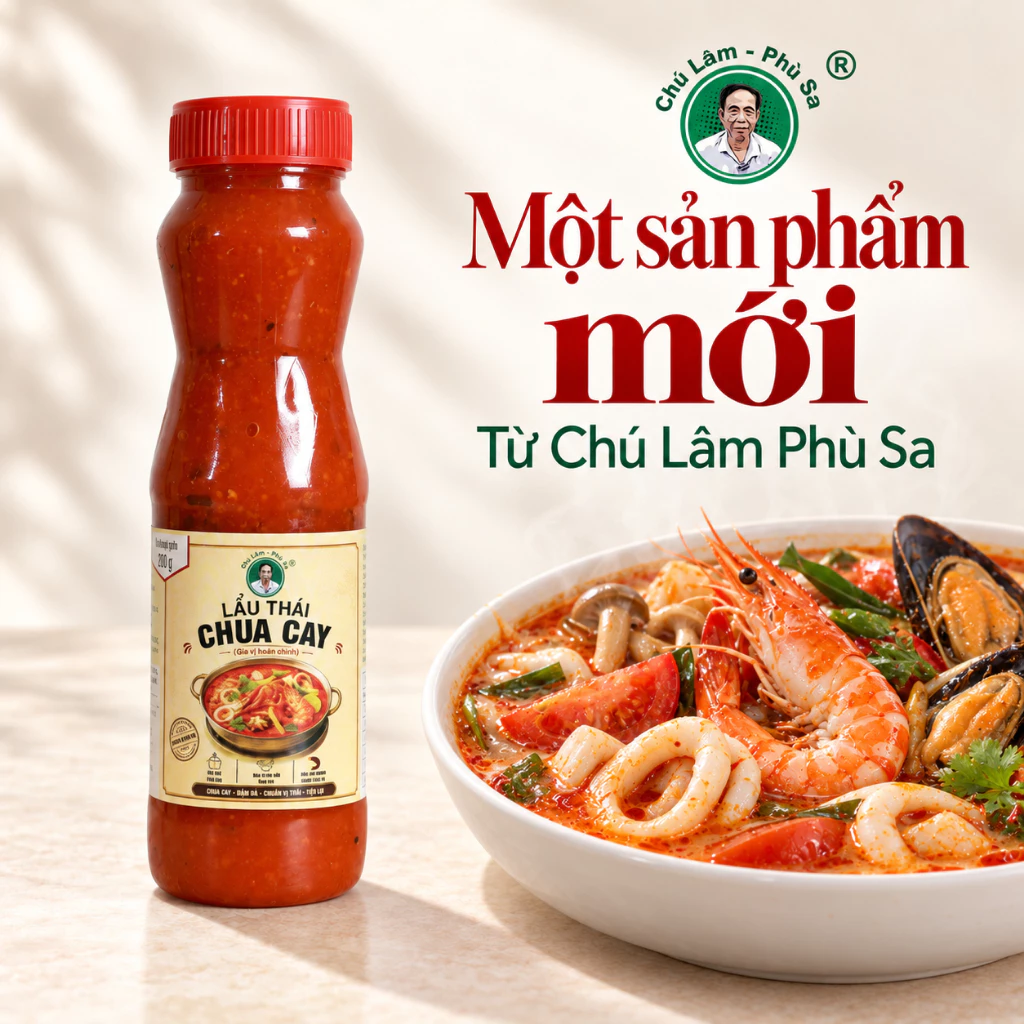 Gia Vị Lẩu Thái Chua Cay Hoàn Chỉnh Chú Lâm Phù Sa