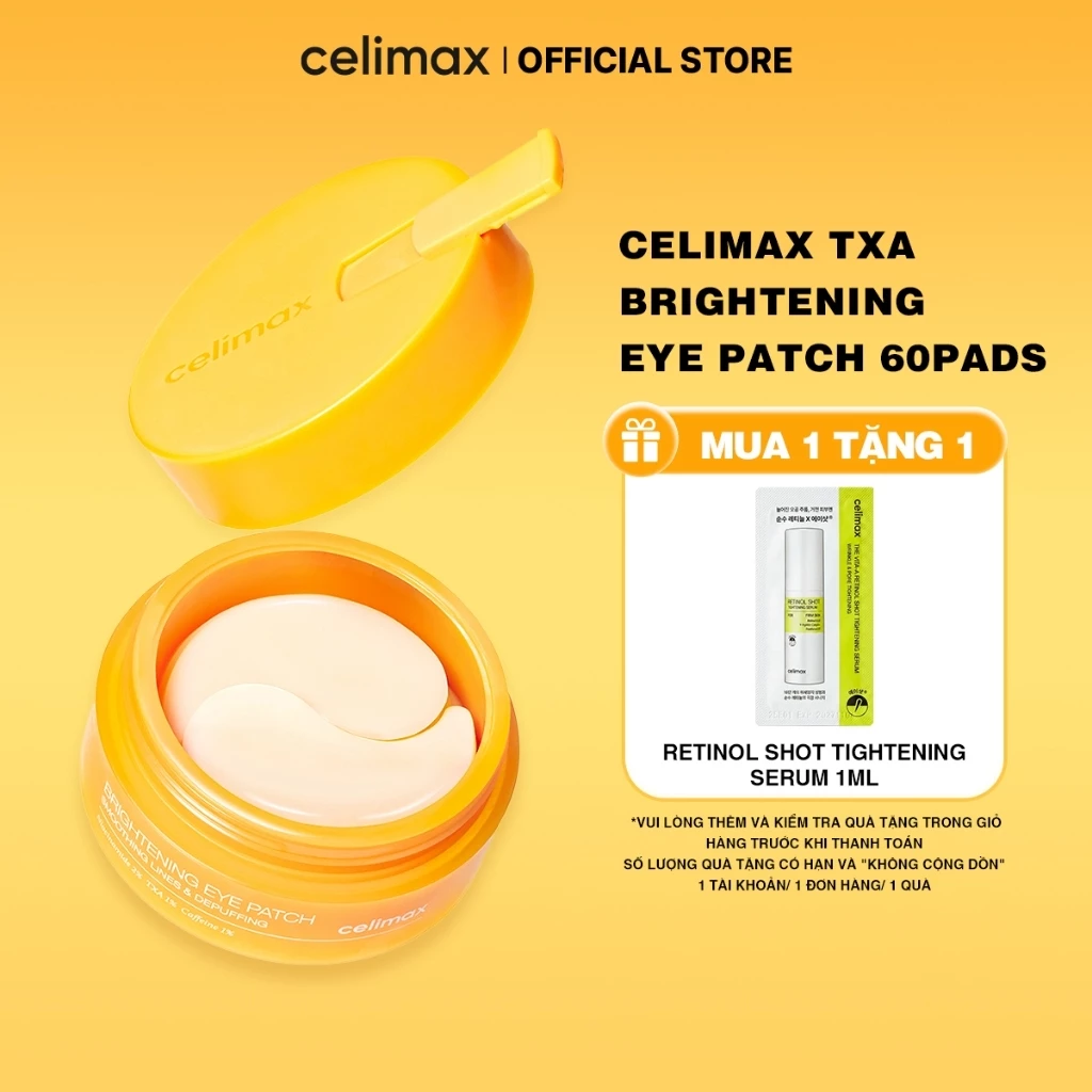 Mặt Nạ Dưỡng Sáng, Làm Săn Chắc Vùng Mắt CELIMAX TXA Brightening Eye Patch 60pads [1]