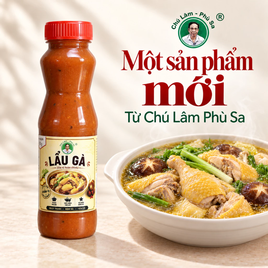 Gia Vị Lẩu Gà Hoàn Chỉnh Chú Lâm Phù Sa