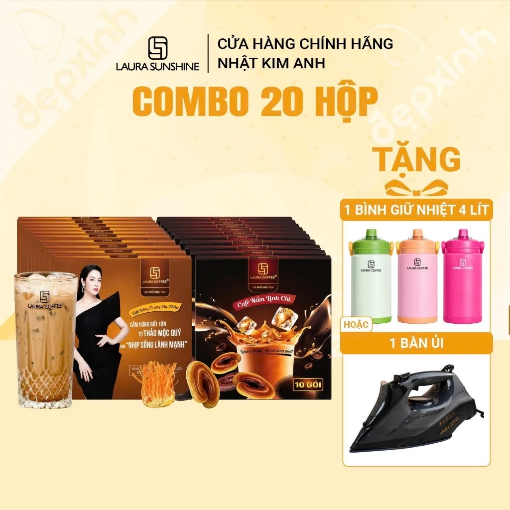 [TẶNG QUÀ] Combo 20 Hộp Cà Phê Laura Coffee - Nhật Kim Anh