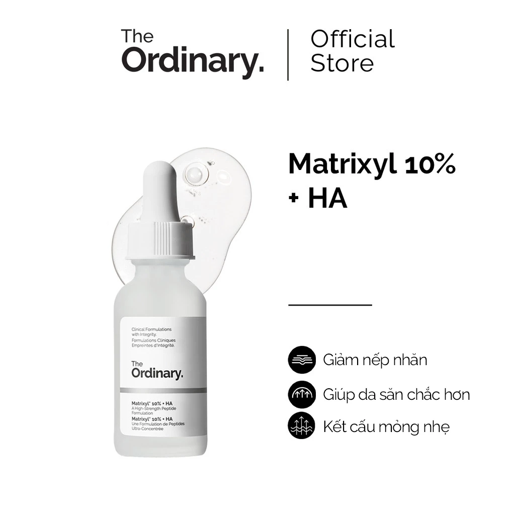 The Ordinary Matrixyl 10% + HA 30ml Chính Hãng - Giải Pháp Chăm Sóc Da Với Peptide và HA