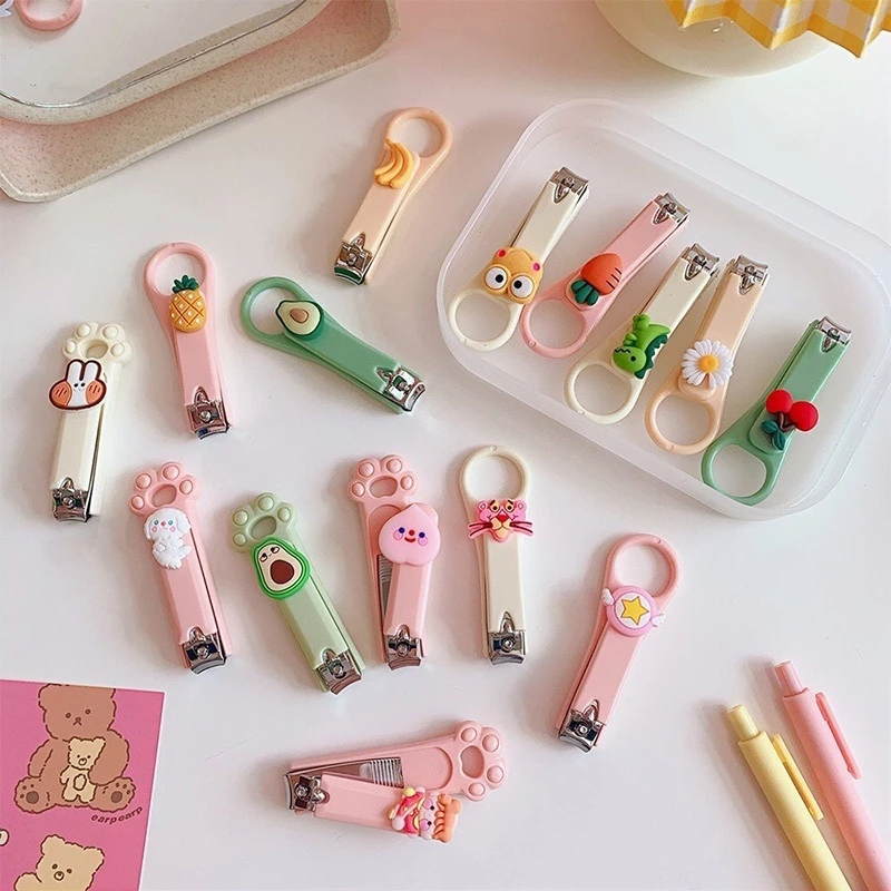 Bấm móng tay hoa quả dễ thương dụng cụ cắt móng làm nail siêu bén phong cách Hàn Quốc giá rẻ