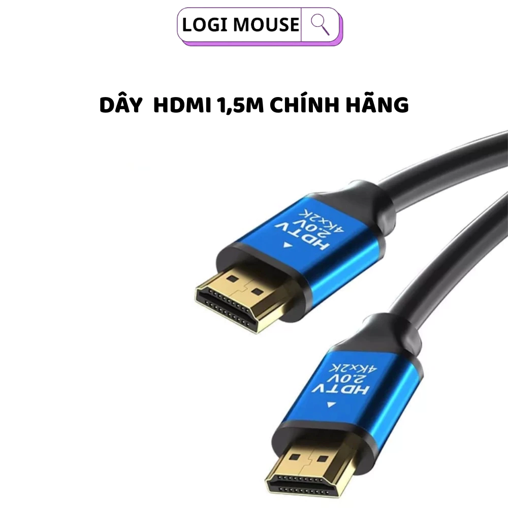 Dây Cáp HDMI 1.5 Mét Cao Cấp - Tương Thích Độ Phân Giải 1080P 1440P 1600P, Đạt Tiêu Chuẩn CE RoHS An Toàn