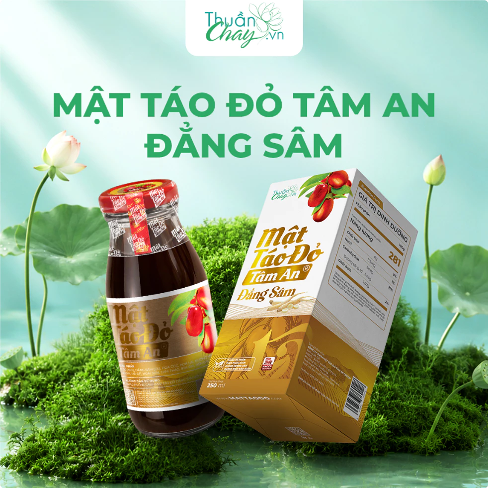 Mật Táo Đỏ Tâm An Đẳng Sâm - 250ml
