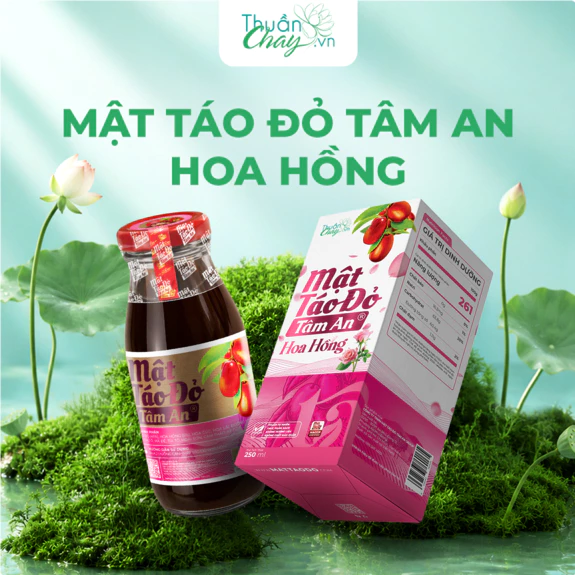Mật Táo Đỏ Tâm An Hoa Hồng - 250ml