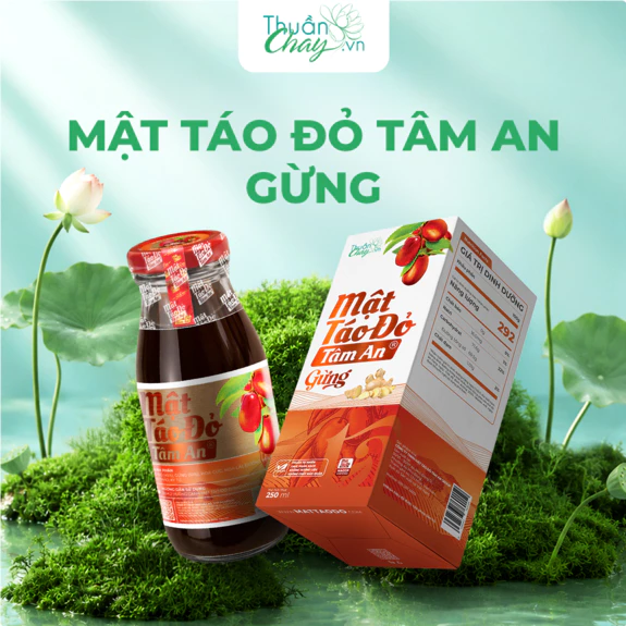Mật Táo Đỏ Tâm An Gừng - 250ml
