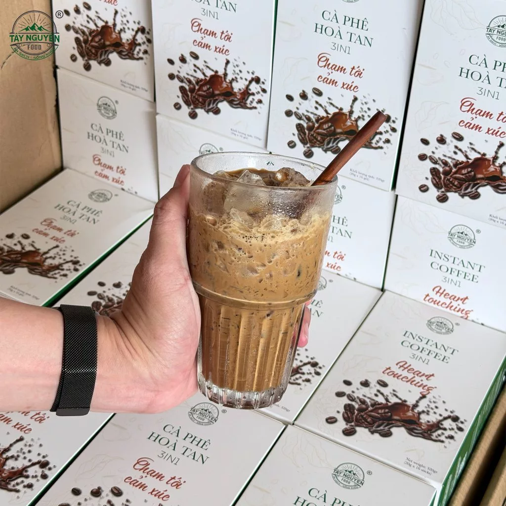 Cà phê sữa hòa tan 3 trong 1 Tây Nguyên Food - Việt Nam (16 gói x 20g)