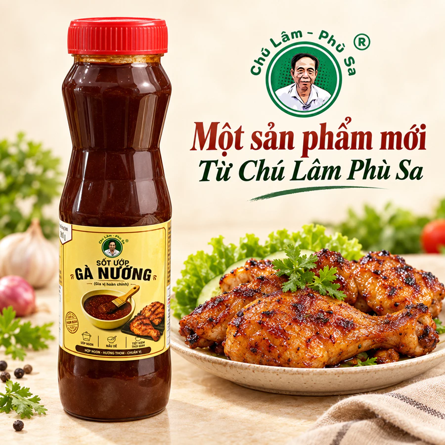 Gia Vị Hoàn Chỉnh Ướp Gà  Nướng Chú Lâm Phù Sa