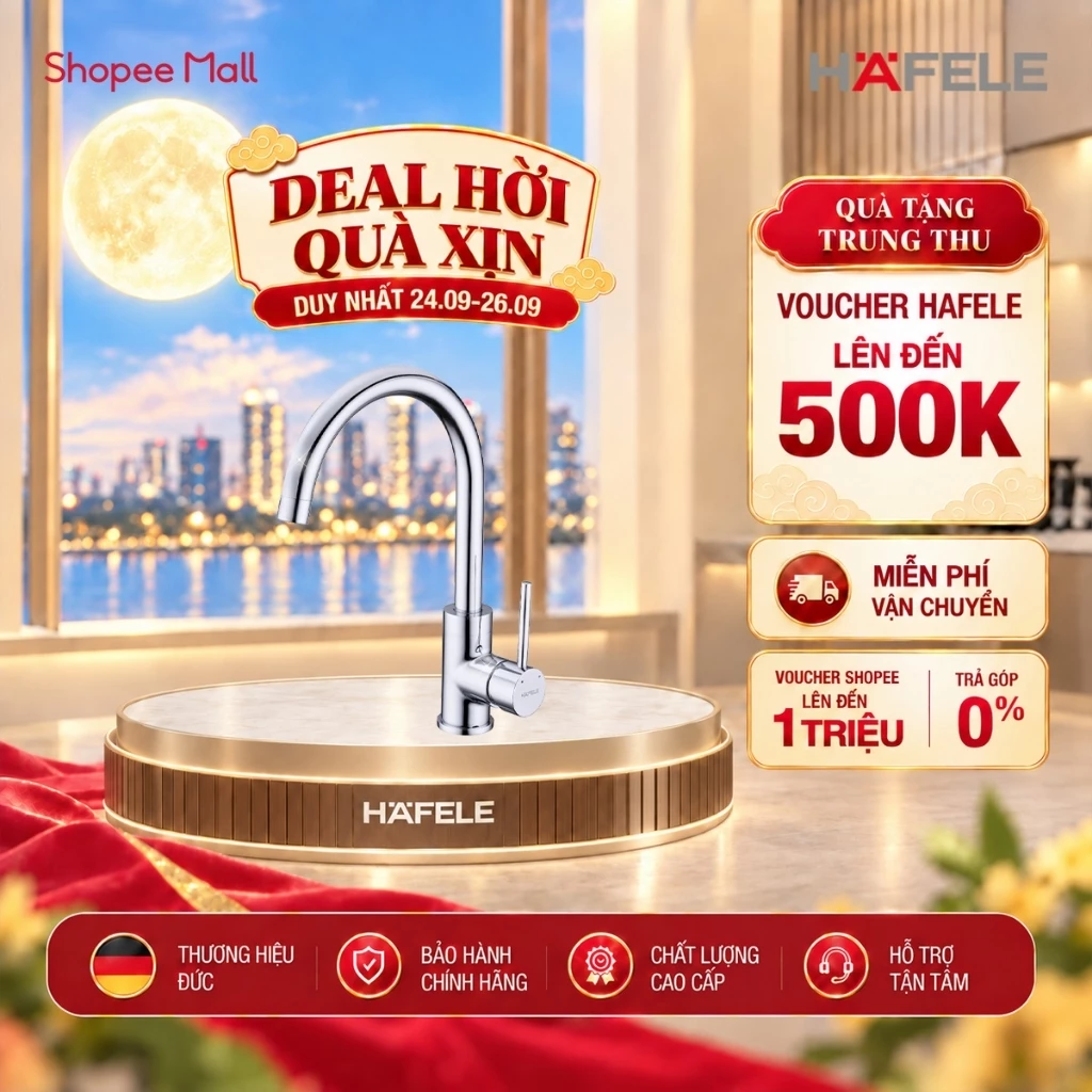Vòi bếp Hafele HT21-CH1F220C 577.55.240