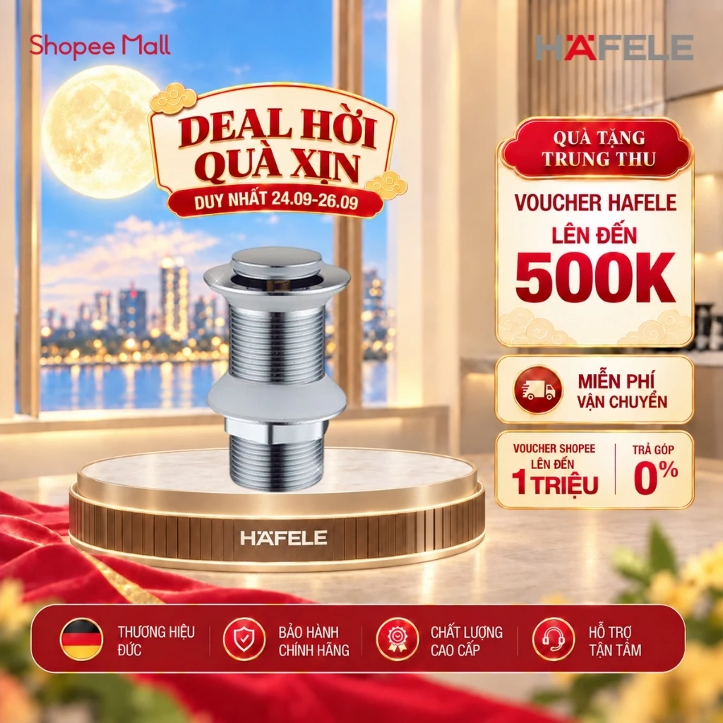Bộ Xả Pop-up DIY Không Có Xả Tràn 495.61.975