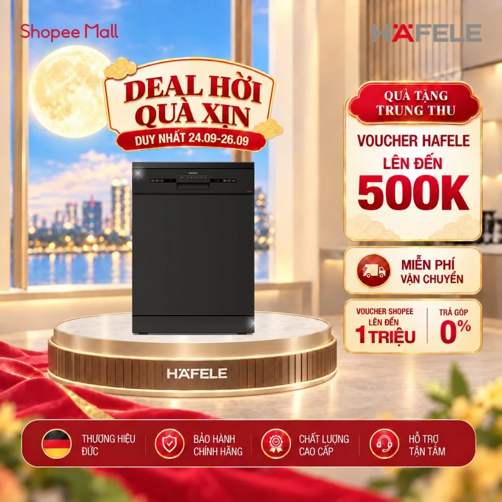 Máy rửa chén Hafele HDW-F601B 535.29.670