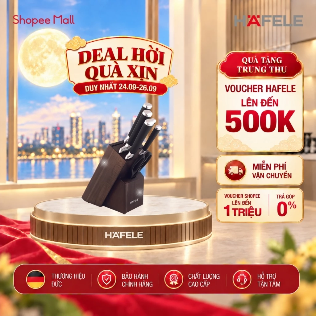 [LIVE] Bộ dao Hafele HS-K7X 535.44.168