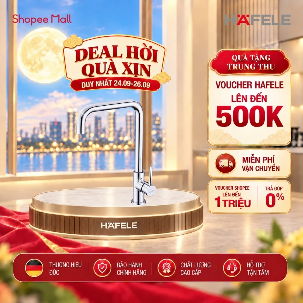 Vòi bếp Hafele HT21-CC1F245U - 577.55.260