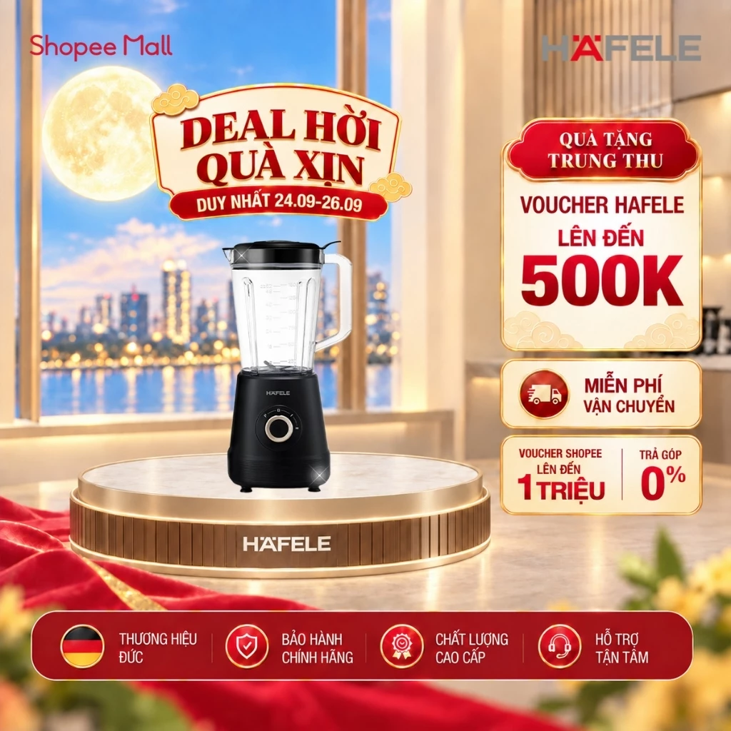 [LIVE] Máy xay sinh tố Hafele HS-B1521TB 535.44.163