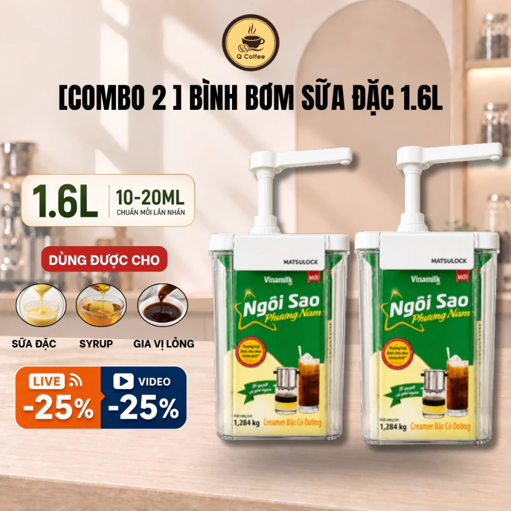 [COMBO 2] Bình Đựng Sữa Đặc Vòi 10ml, 20ml, 30ml Bình Bơm Sữa Đặc, Siro Lỏng Dễ Tháo Lắp Vệ Sinh Định Lượng Chuẩn DT 1,6