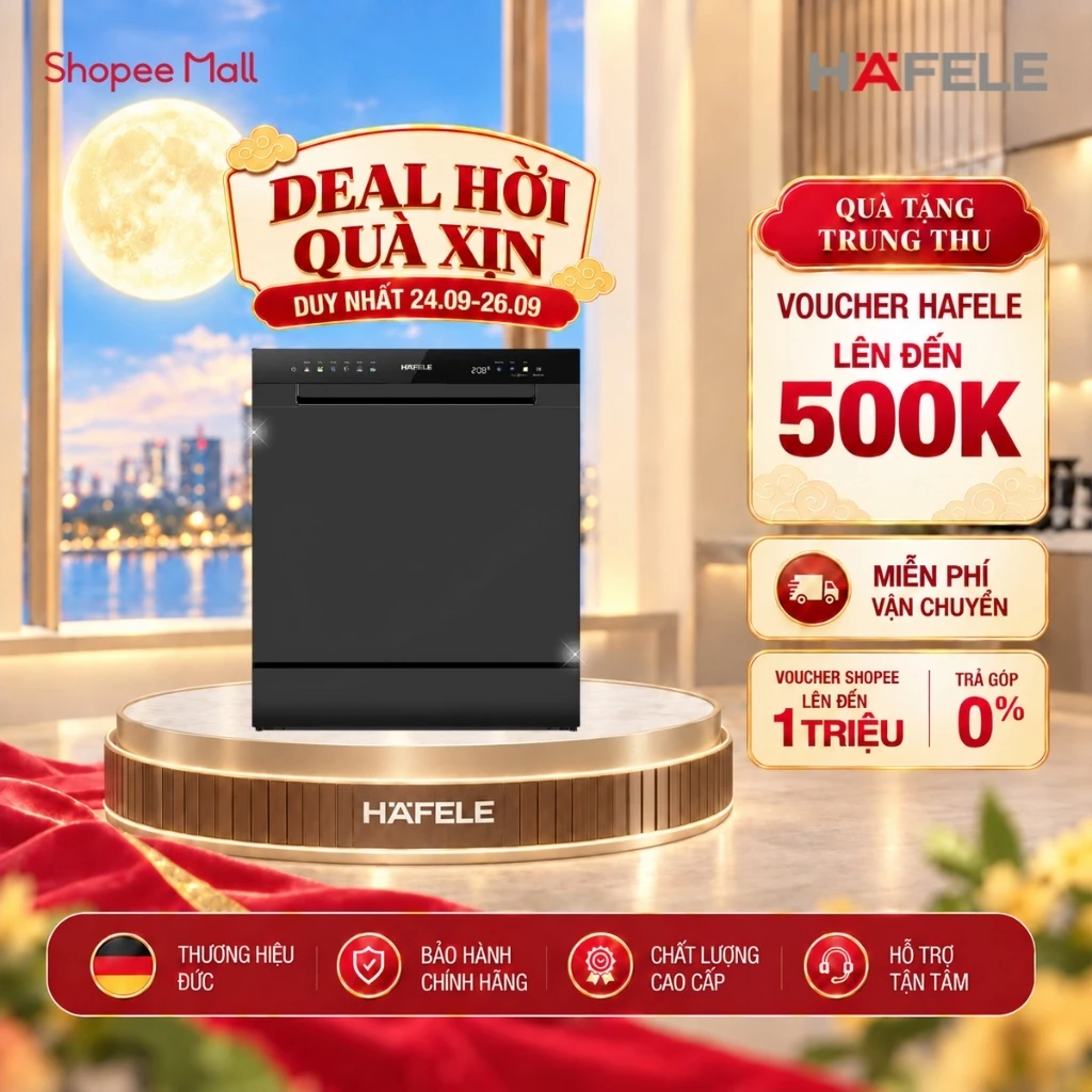 Máy rửa chén Hafele HDW-T5532B 538.21.341