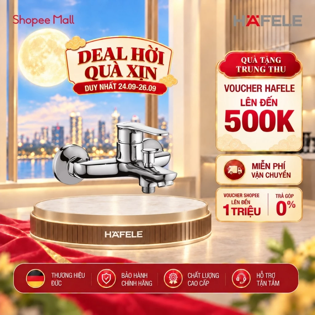 Bộ trộn nổi Hafele 2 đường nước ECO 485.61.039